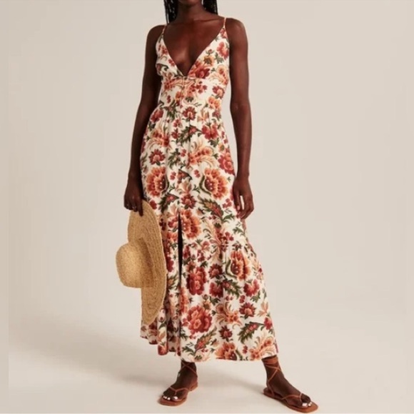 Abercrombie & Fitch Floral Maxi Dress - Picture 1 of 8
